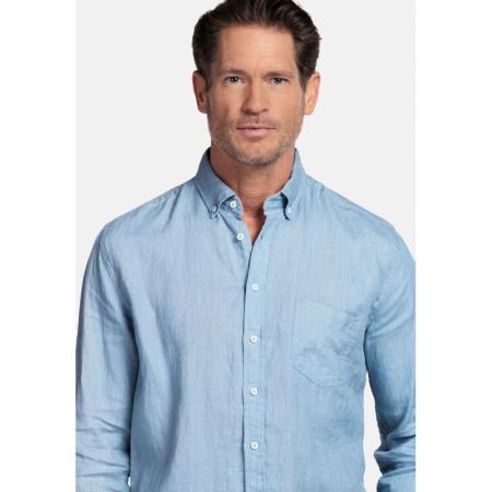 IVY LONG SLEEVE BUTTON DOWN 64 BLUE