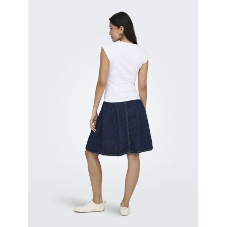 ONLMIRA CAPSL RUCHING TOP JRS 177991 White