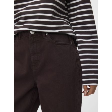 VMTESSA HR WIDE JEANS COLOR GA 297957 Chocolat