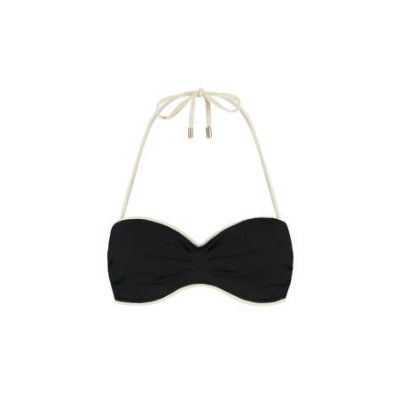 PADDED WIRE TOP 973 VANILLA & BLACK