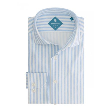 PIQUE PERFORMANCE SHIRT 318 LICHT BLAUW