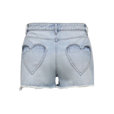 ONLZUMA HEART POCKET DNM SHORT 177934 Light Bl