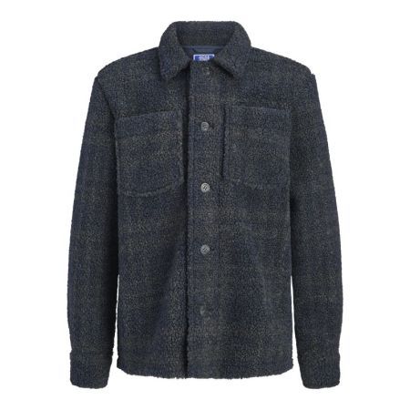 JORBLEECKER TEDDY OVERSHIRT LS 175876001 Navy