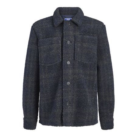 JORBLEECKER TEDDY OVERSHIRT LS 175876001 Navy