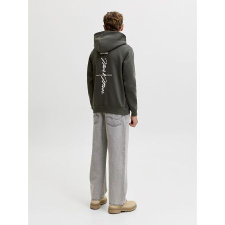 JCOCLUB BACK SCRIPT SWEAT HOOD 176651001 Peat/