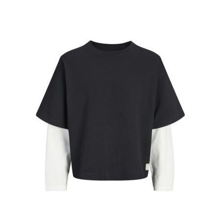 JCOECHO DOUBLE LAYERED SWEAT C 178012 Black