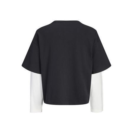 JCOECHO DOUBLE LAYERED SWEAT C 178012 Black