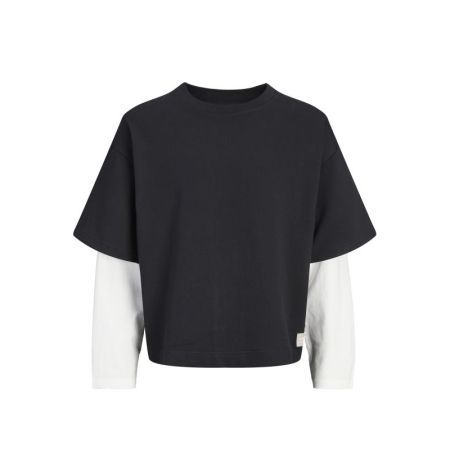 JCOECHO DOUBLE LAYERED SWEAT C 178012 Black