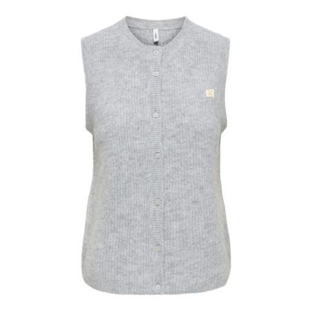 ONLVIGGA SL O-NECK BADGE BUTTO 179073001 Light