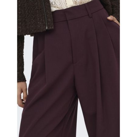 ONLSONJA HW WIDE PLEAT PANT TL 184723 Fudge