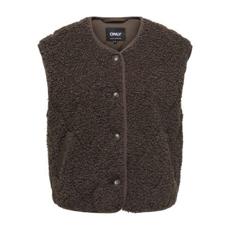 ONLINES TEDDY WAISTCOAT CC OTW 286415 Chocolat