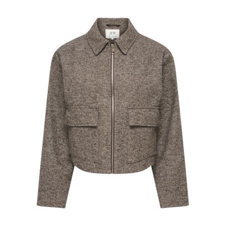 JDYVINGA HERRINGBONE JACKET OT 244915001 Choco