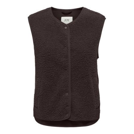JDYSIMINA TEDDY WAISTCOAT OTW 244915 Chocolat