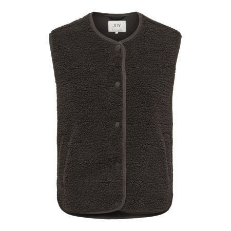 JDYSIMINA TEDDY WAISTCOAT OTW 244915 Chocolat