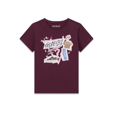 SS T-SHIRT LOGO A40T DEEP MAROON