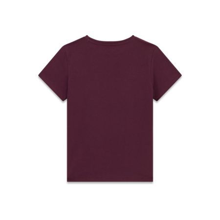 SS T-SHIRT LOGO  A40T DEEP MAROON