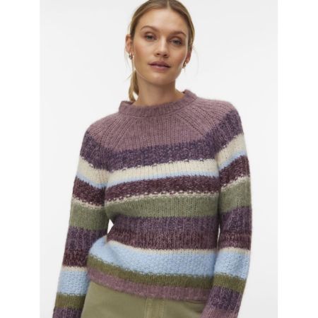 VMOSAKA LS HIGHNECK PULLOVER B 181684001 Cashm