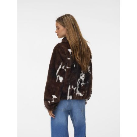 VMSONJACOLLEEN SHORT JACKET BO 297957001 Choco