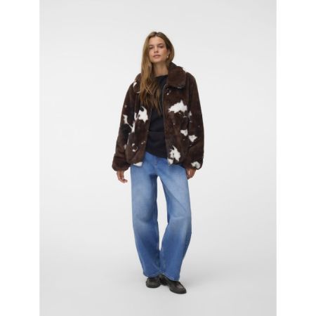 VMSONJACOLLEEN SHORT JACKET BO 297957001 Choco