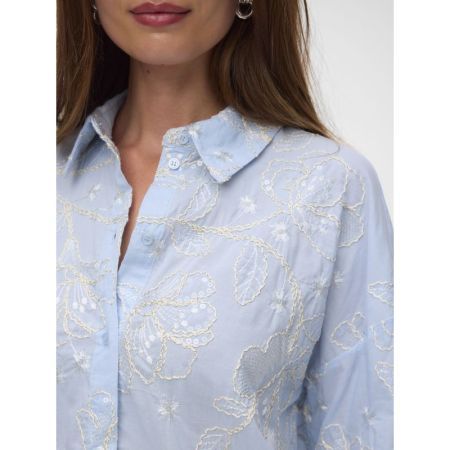 VMSHINE DETAIL LS SHIRT WVN 181684001 Cashm