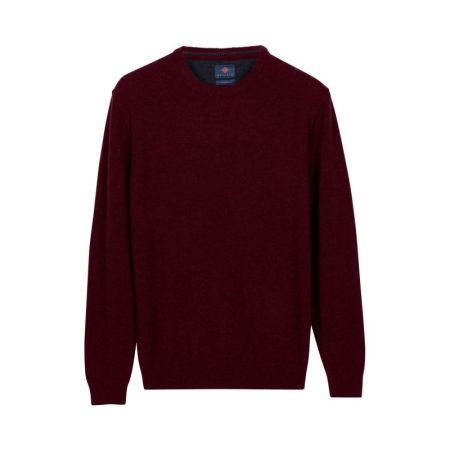 CREW NECK 385 PORT RED