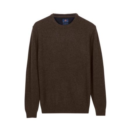 CREW NECK 805 BROWN
