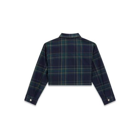 TARTAN BOXY LS SHIRT L81V VARSITY CHECK