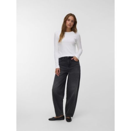 VMBILLIE HR BARREL ANK JEANS L 237815 Black De