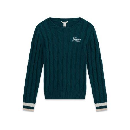 LS SWEATER A89M GREEN TREE