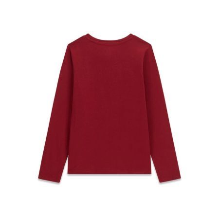 LS T-SHIRT G5B7 BEET JUICE RED