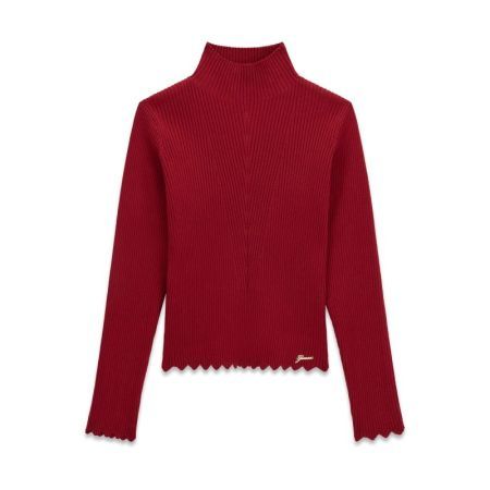LS MIDI SWEATER G532 CHILI RED