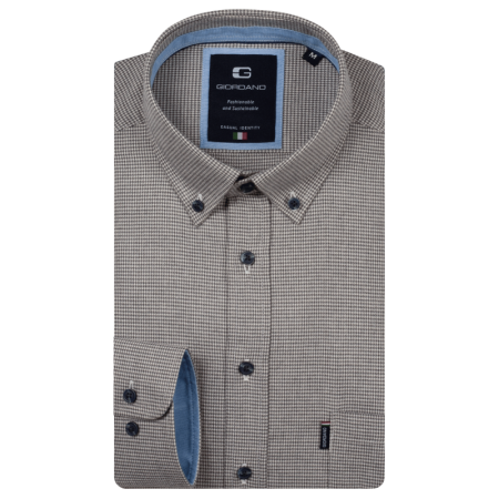 dino long sleeve button down 90 black