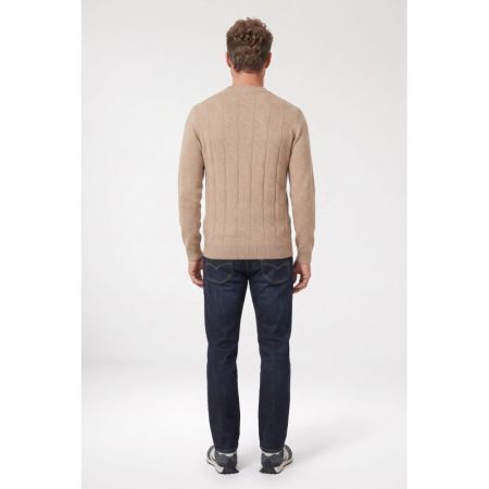 ivrea cable knit mock neck 81 shell
