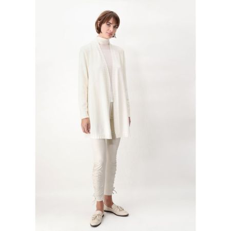 PERFECT LINE CASHMERE-TURTLE 1502 IVORY