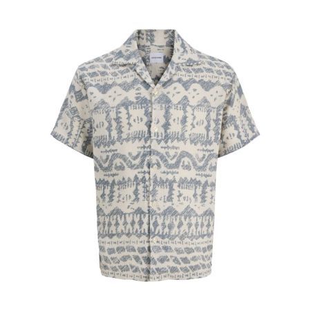 JJCOBA AOP RESORT SHIRT SS JNR 176707001 Storm