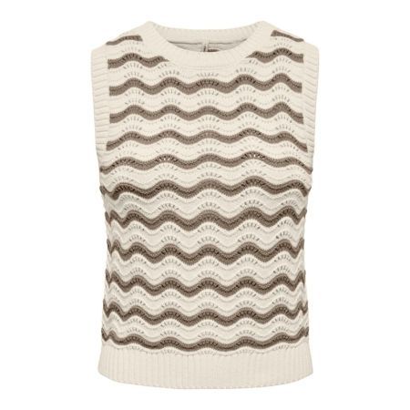 ONLASTRID SL WAVE O-NECK TOP C 180083003 Birch