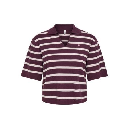 ONLKATTIE SS POLO CC KNT 275877001 Grape