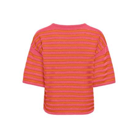 ONLOLIVIA SS LOOSE O-NECK CC K 296198008 Coral