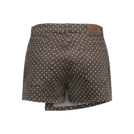 ONLLESLY DOTTED DNM SKORT MAE 237395001 Choco